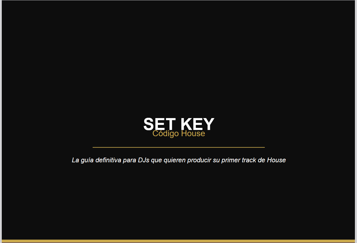 SETKEY CODIGO HOUSE